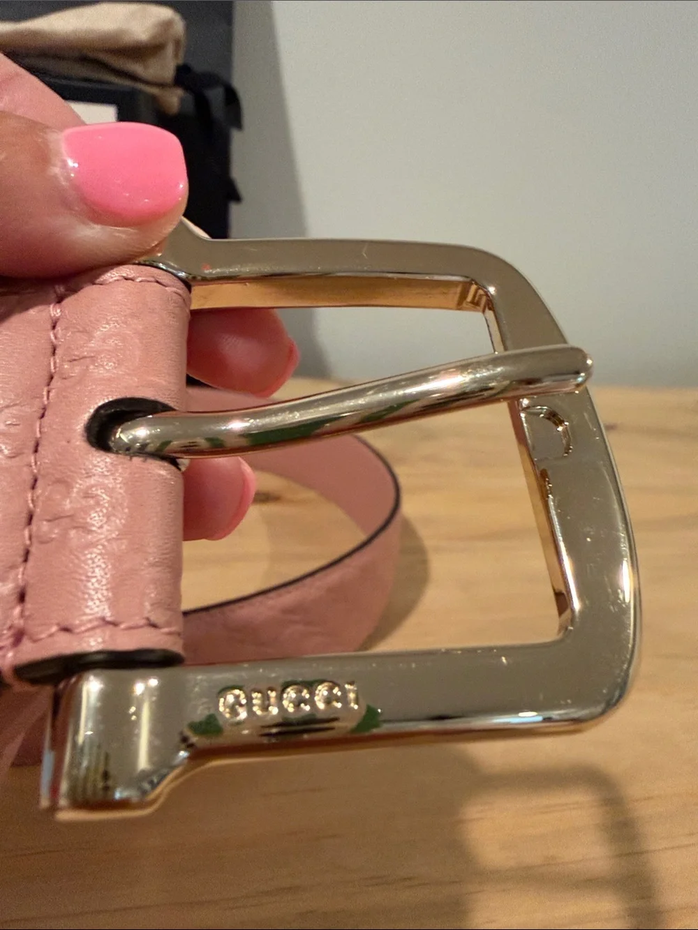 Gucci leather belt